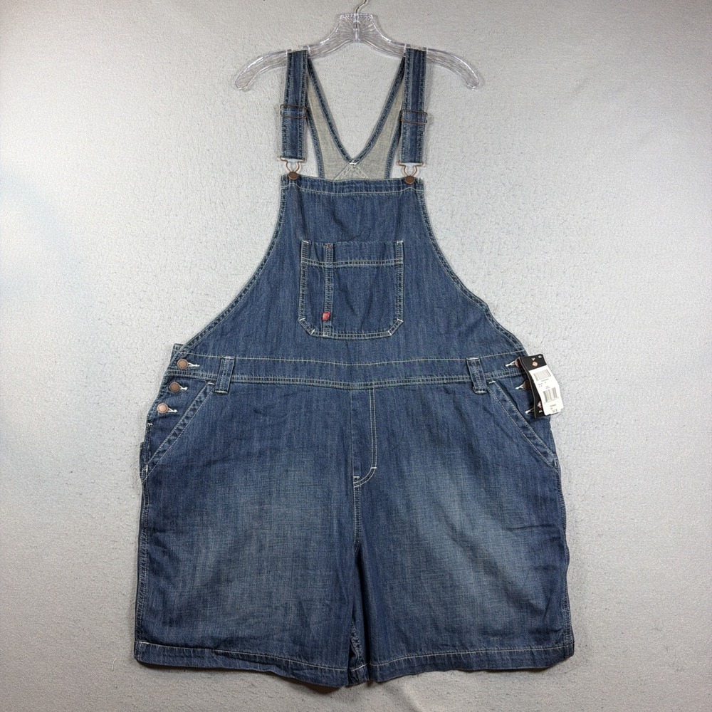 Dickies Women's 100% Cotton Relaxed Fit Bib Overalls 2XL NWT